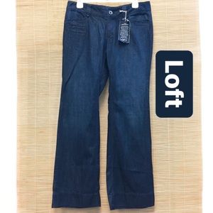 NWT🆕 Ann Taylor Loft Curvy Flare Fit Jean Size 8P